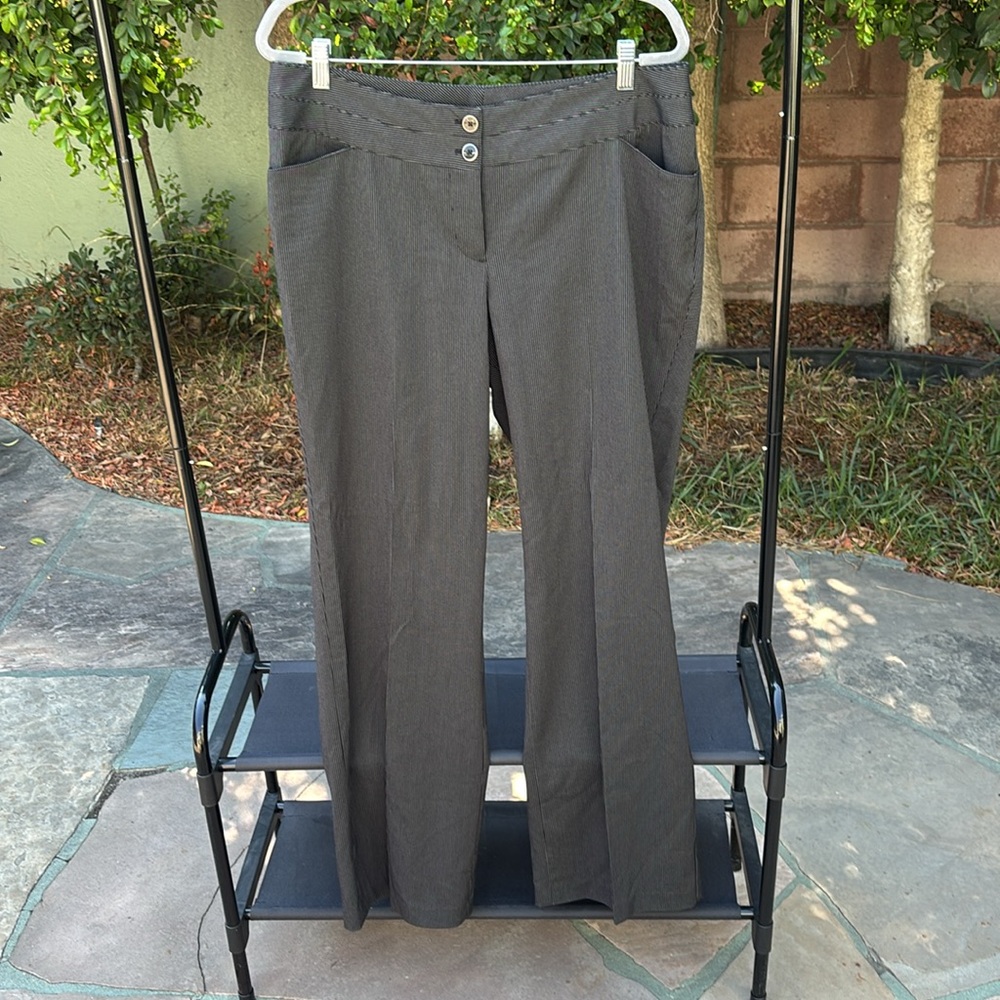 Lane Bryant Black Pinstripe Pants – Size 14